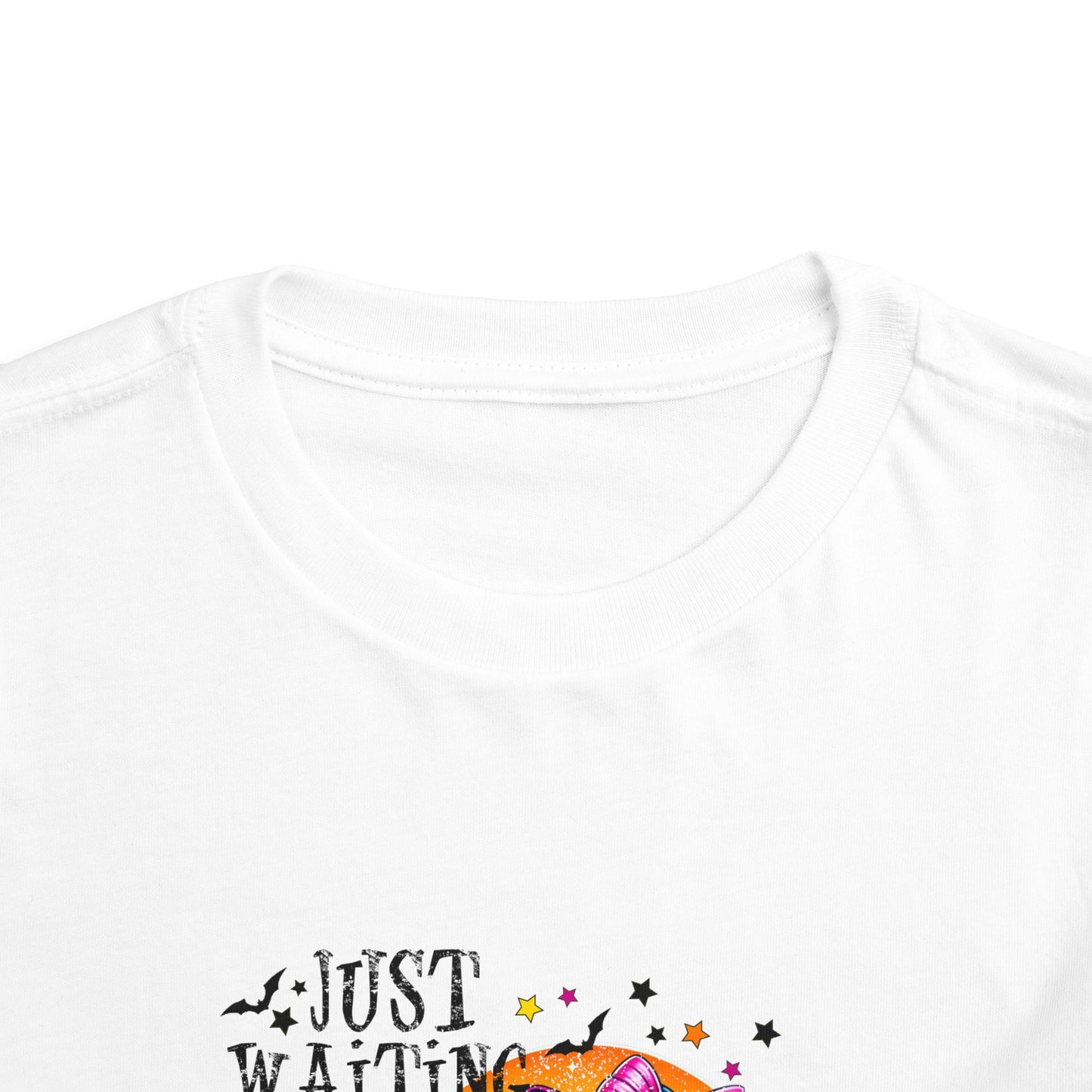 Toddler Halloween Tee, Cute Kids Costume Shirt, Just Waiting for Halloween, Fall Apparel, Trick or Treat T-Shirt, Kids Halloween Gift