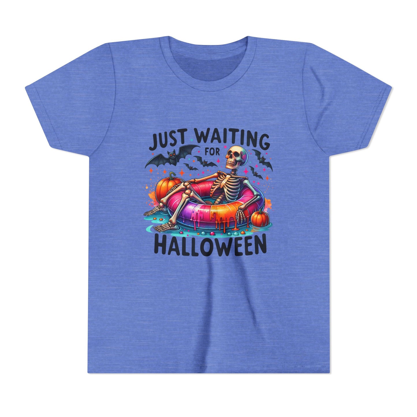 Halloween Youth Tee, Skeleton T-Shirt, Kids Spooky Shirt, Halloween Costume Top, Trick or Treat Apparel, Fall Festivities Outfit