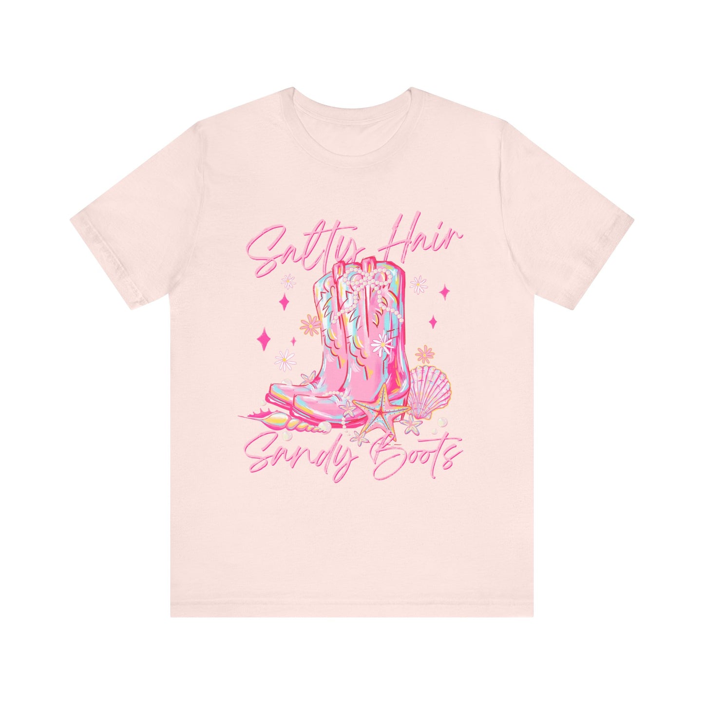 Salty Hair, Sandy Boots Tee