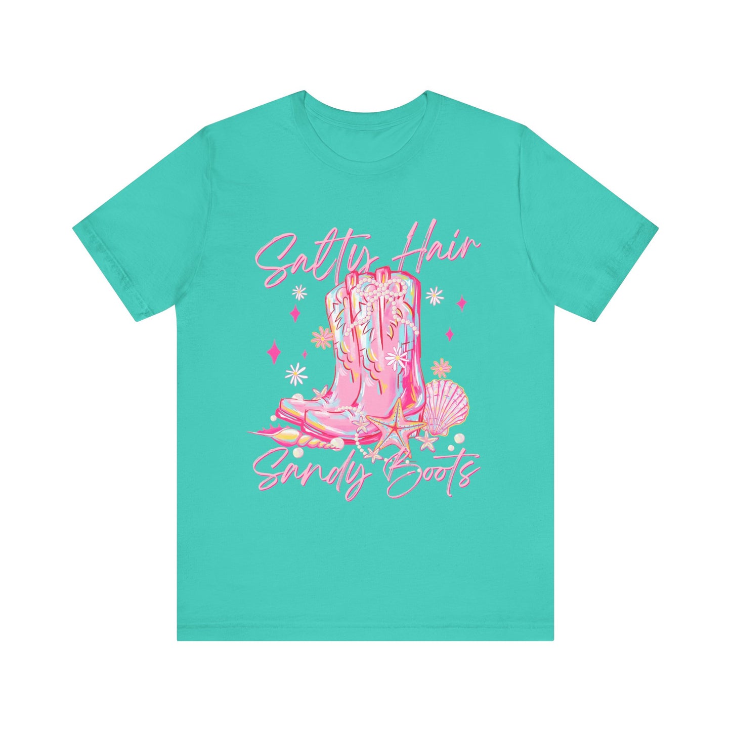 Salty Hair, Sandy Boots Tee