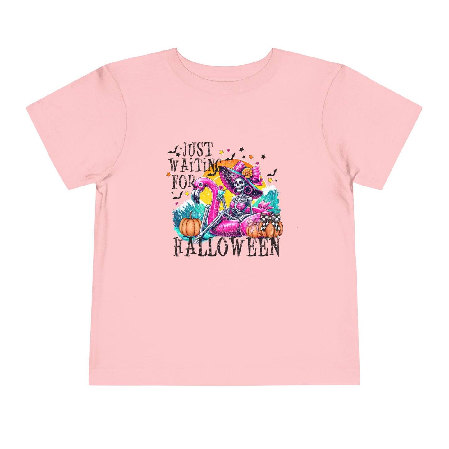 Toddler Halloween Tee, Cute Kids Costume Shirt, Just Waiting for Halloween, Fall Apparel, Trick or Treat T-Shirt, Kids Halloween Gift