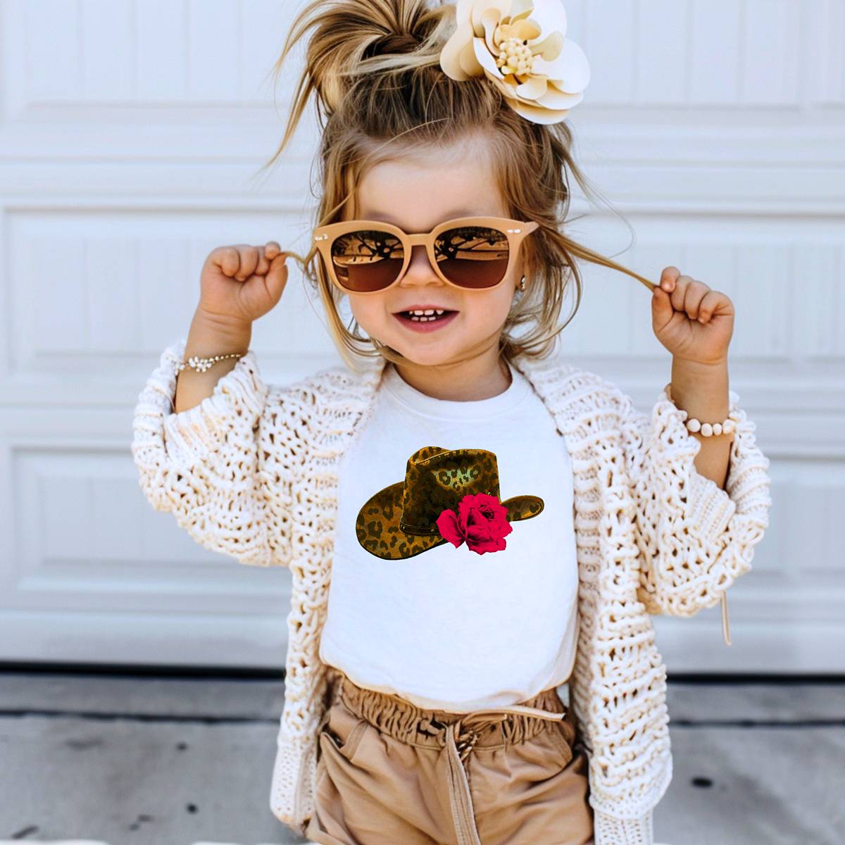 Rockin' Cowgirl Hat Toddler Tee