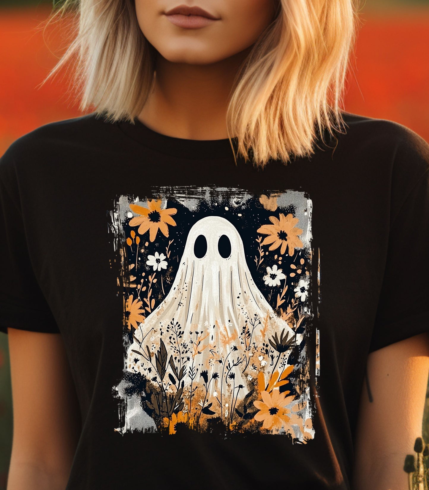 Ghost Floral Unisex Tee
