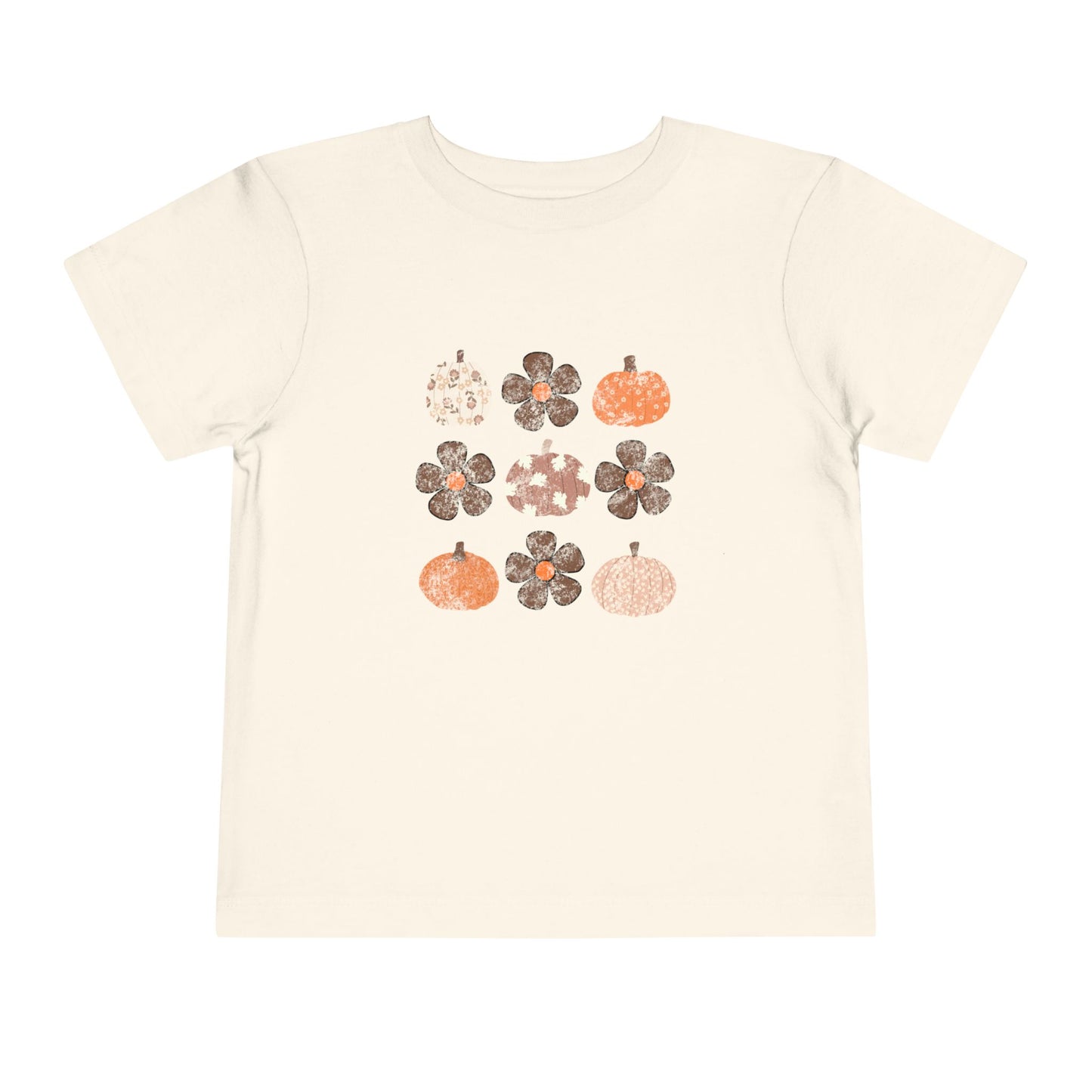 Pumpkin and Flower Toddler Tee
