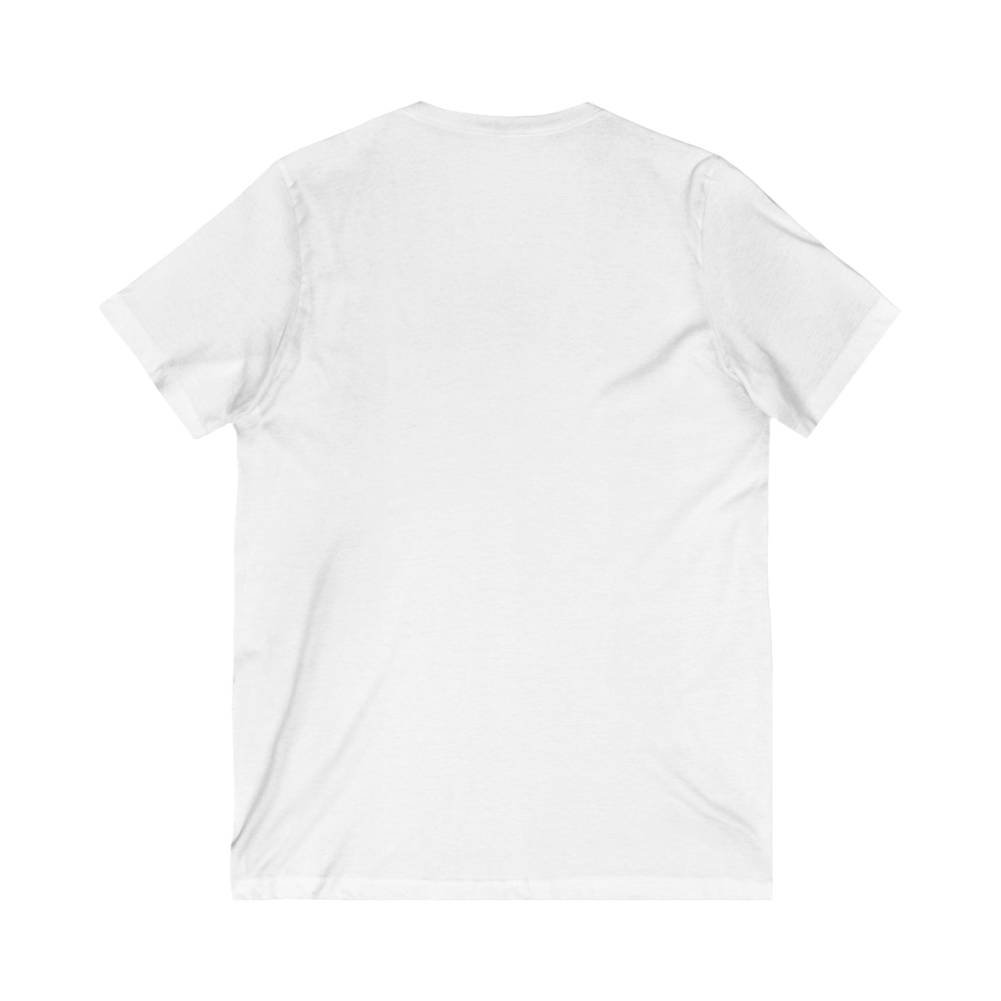 Ghostly Floral V-Neck Tee, Perfect for Halloween, Unisex Graphic T-Shirt, Casual Wear, Fall Fashion, Unique Gift Idea
