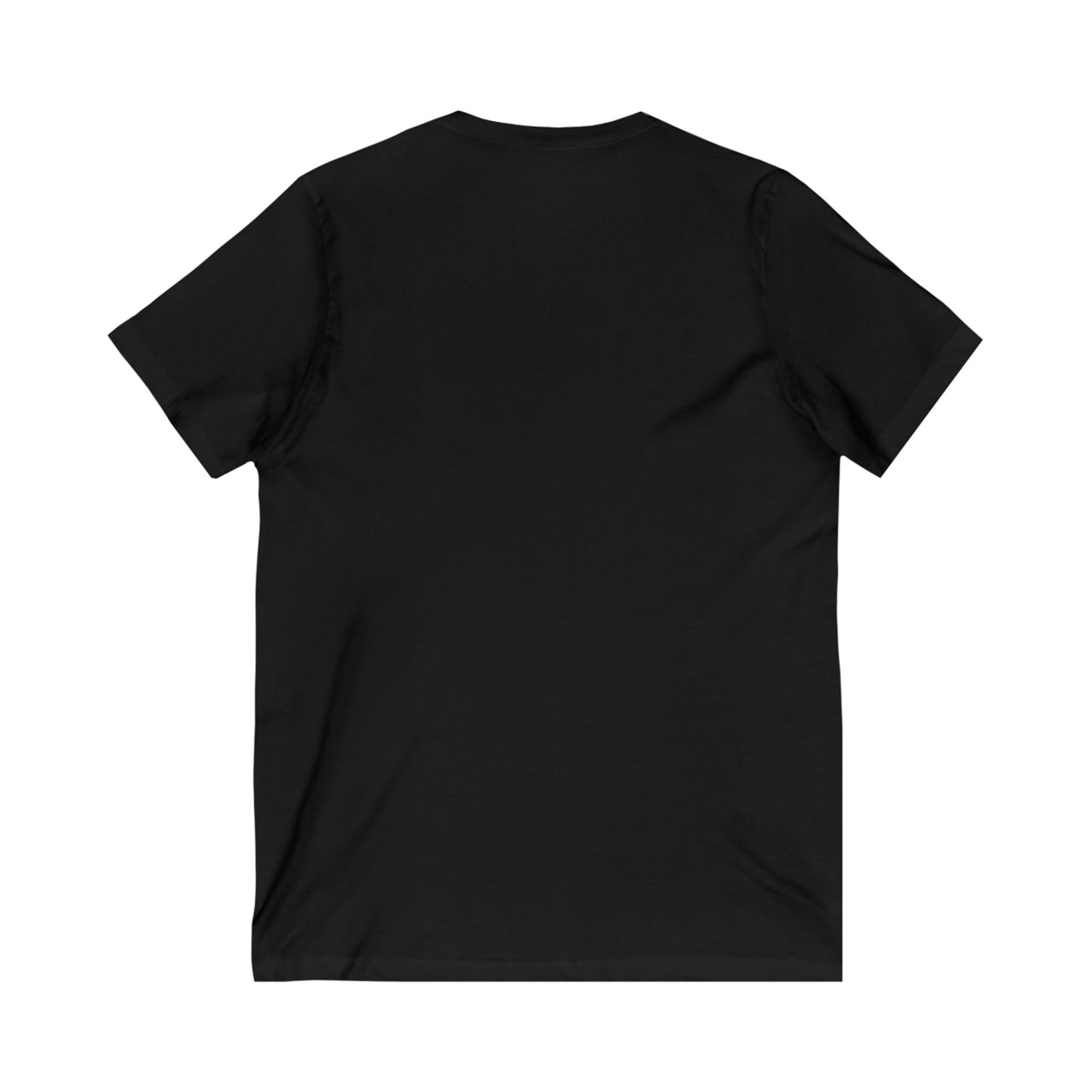 Ghostly Floral V-Neck Tee, Perfect for Halloween, Unisex Graphic T-Shirt, Casual Wear, Fall Fashion, Unique Gift Idea
