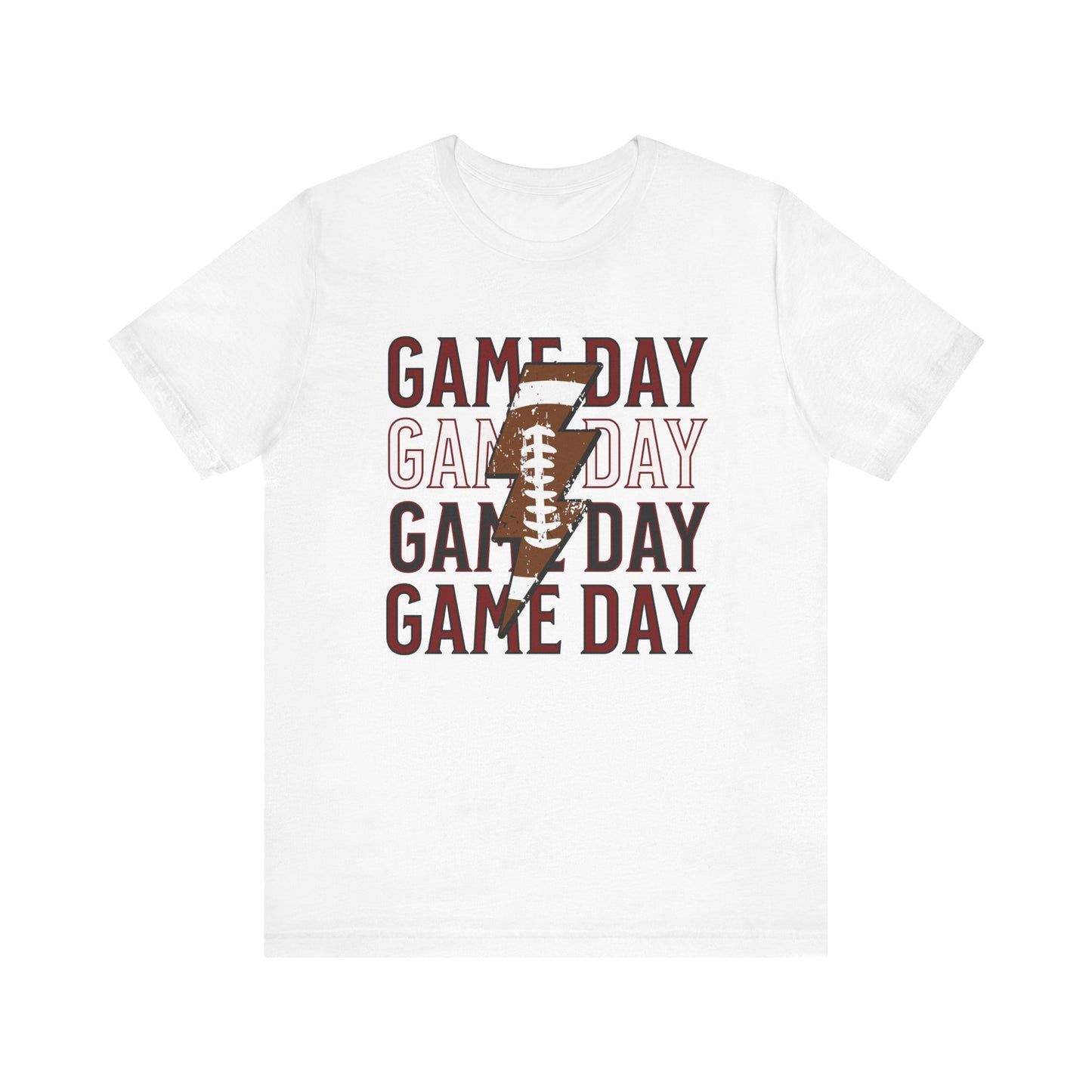 Maroon & White Game Day Tee