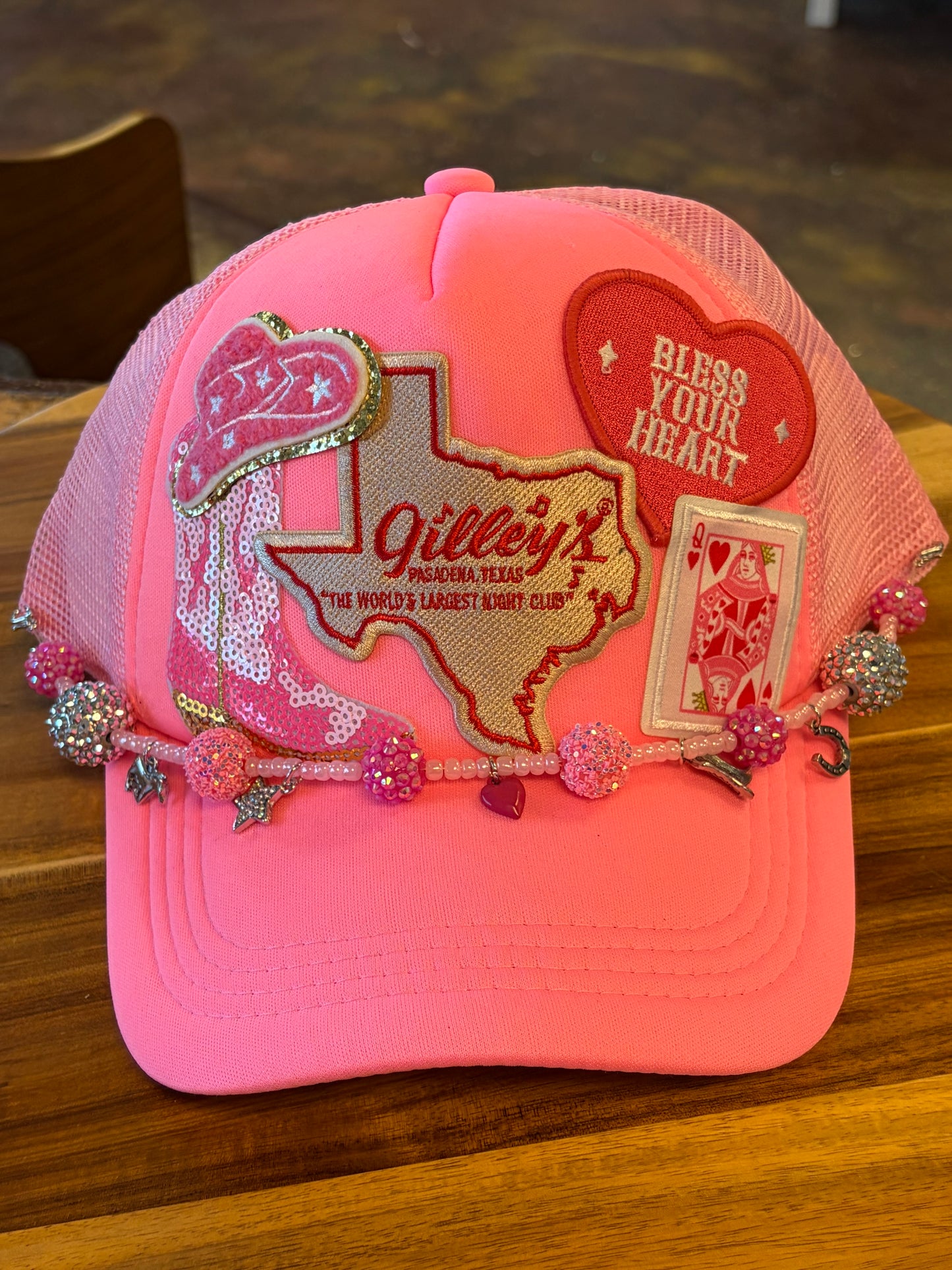 Pink Texas Honky Tonk Trucker Hat