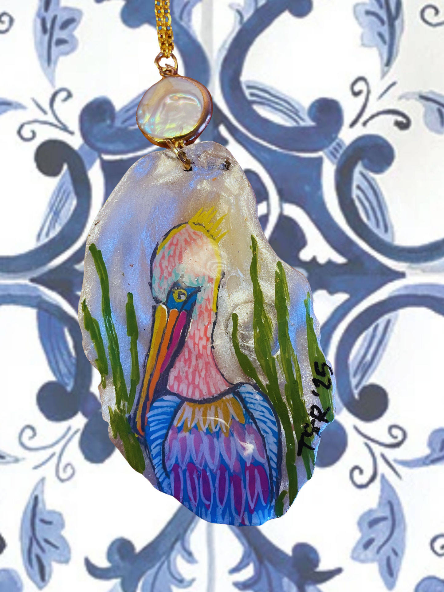 Ocean Life Oyster Shell Necklaces