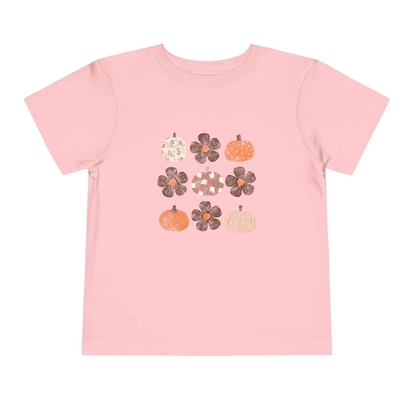 Pumpkin and Flower Toddler Tee