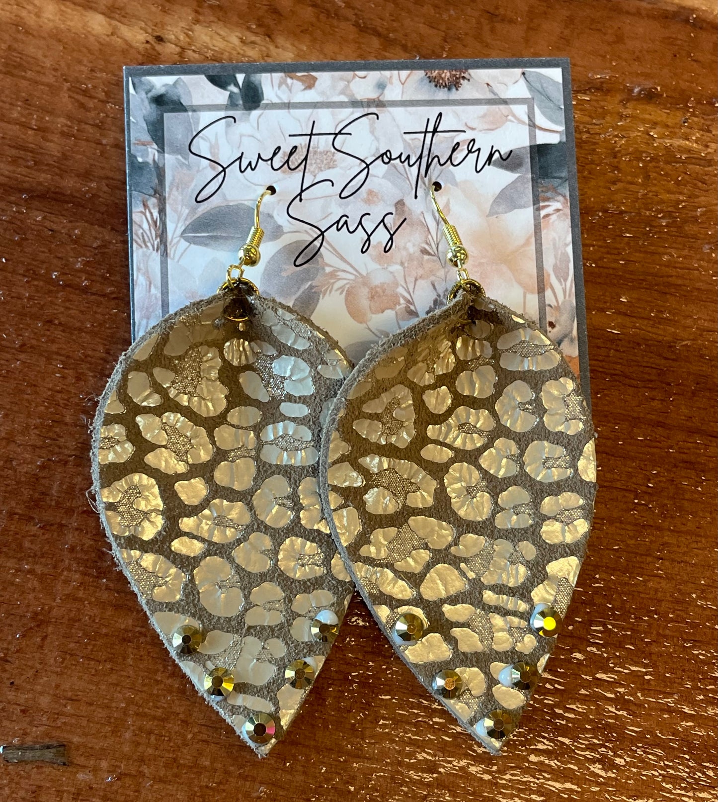 Mystic Hide Leather Earrings