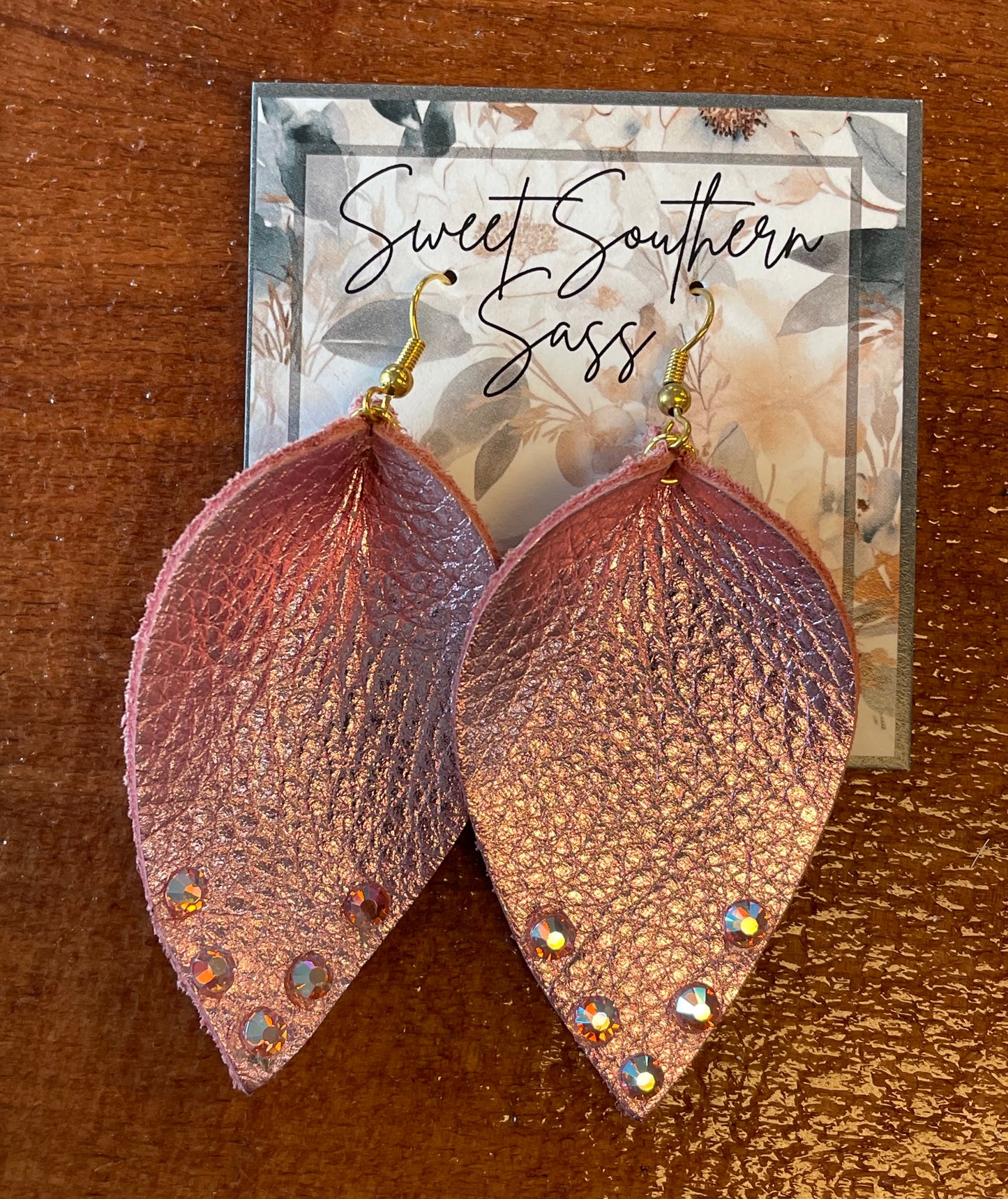 Mystic Hide Leather Earrings