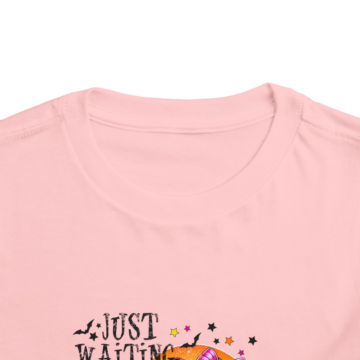 Toddler Halloween Tee, Cute Kids Costume Shirt, Just Waiting for Halloween, Fall Apparel, Trick or Treat T-Shirt, Kids Halloween Gift