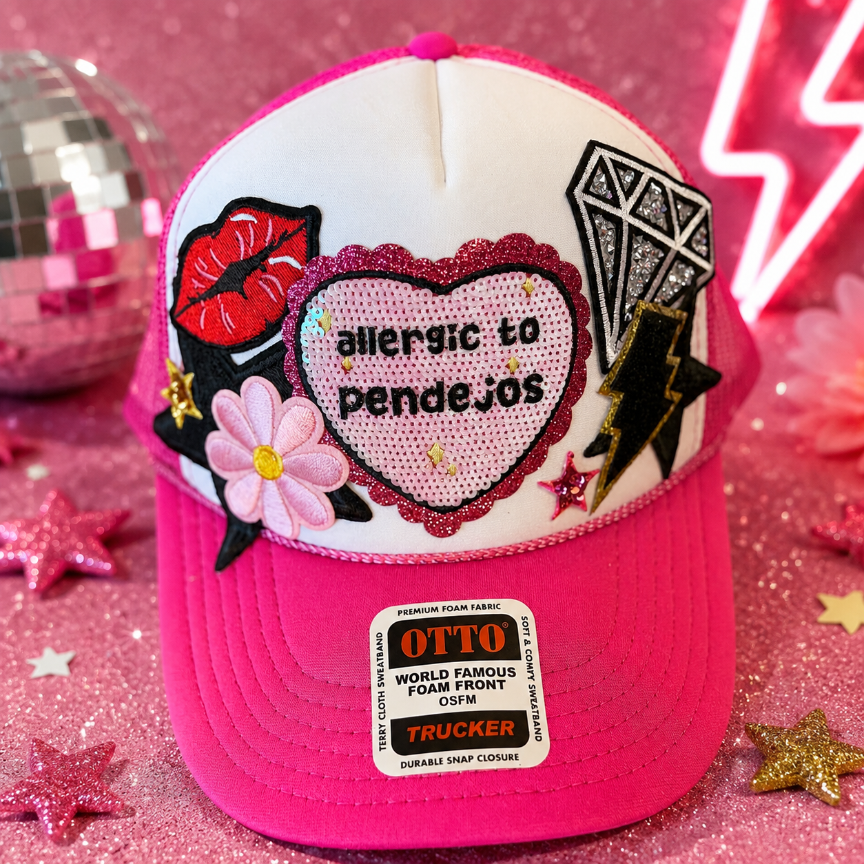 Allergic to Pendejos Trucker Hat