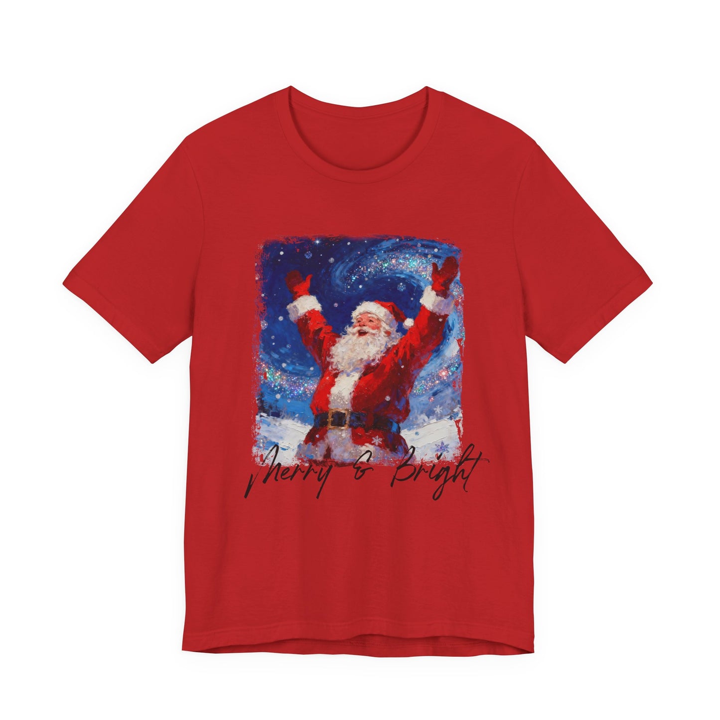 Santa 'Merry & Bright' Tee