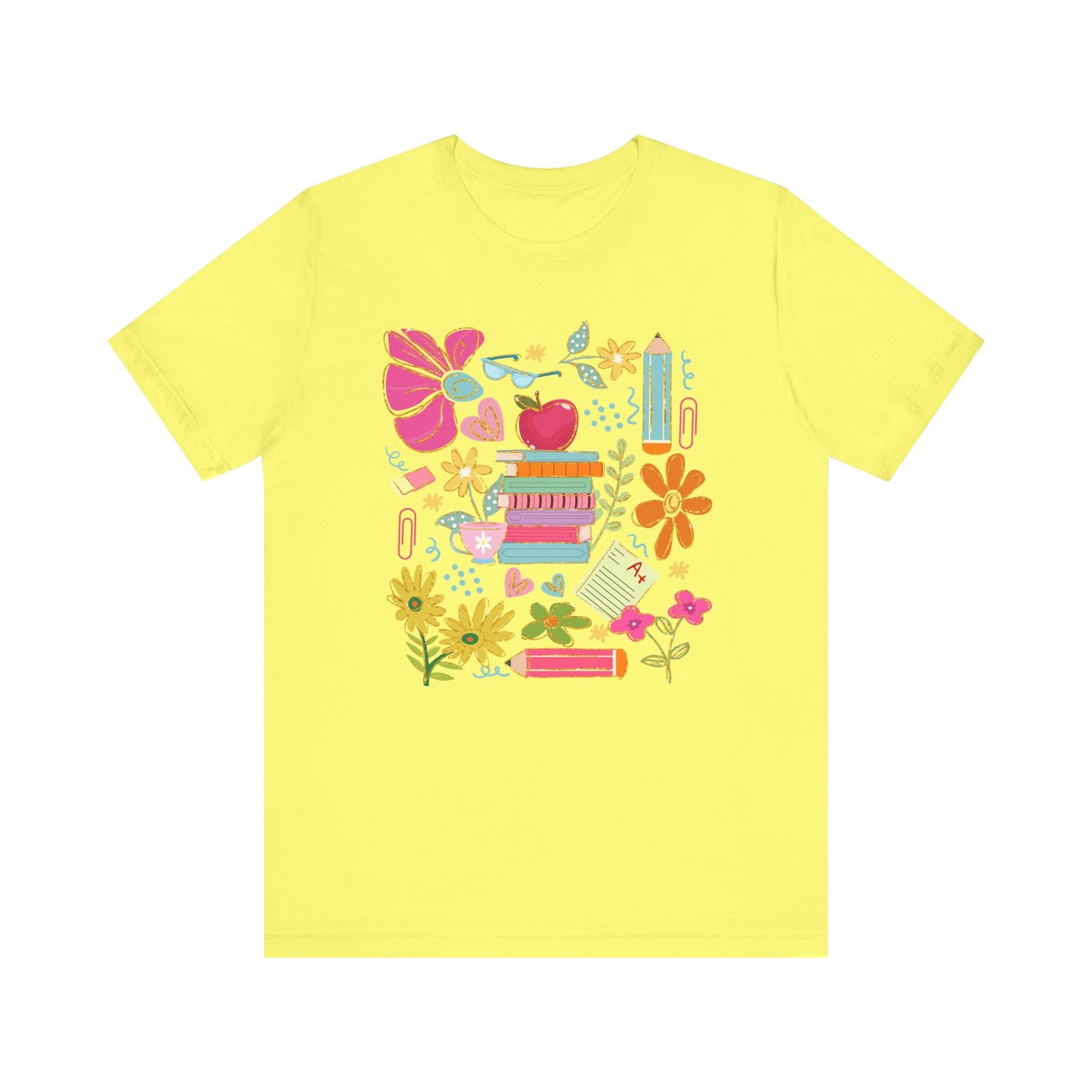 Floral, Fun Teacher Tee
