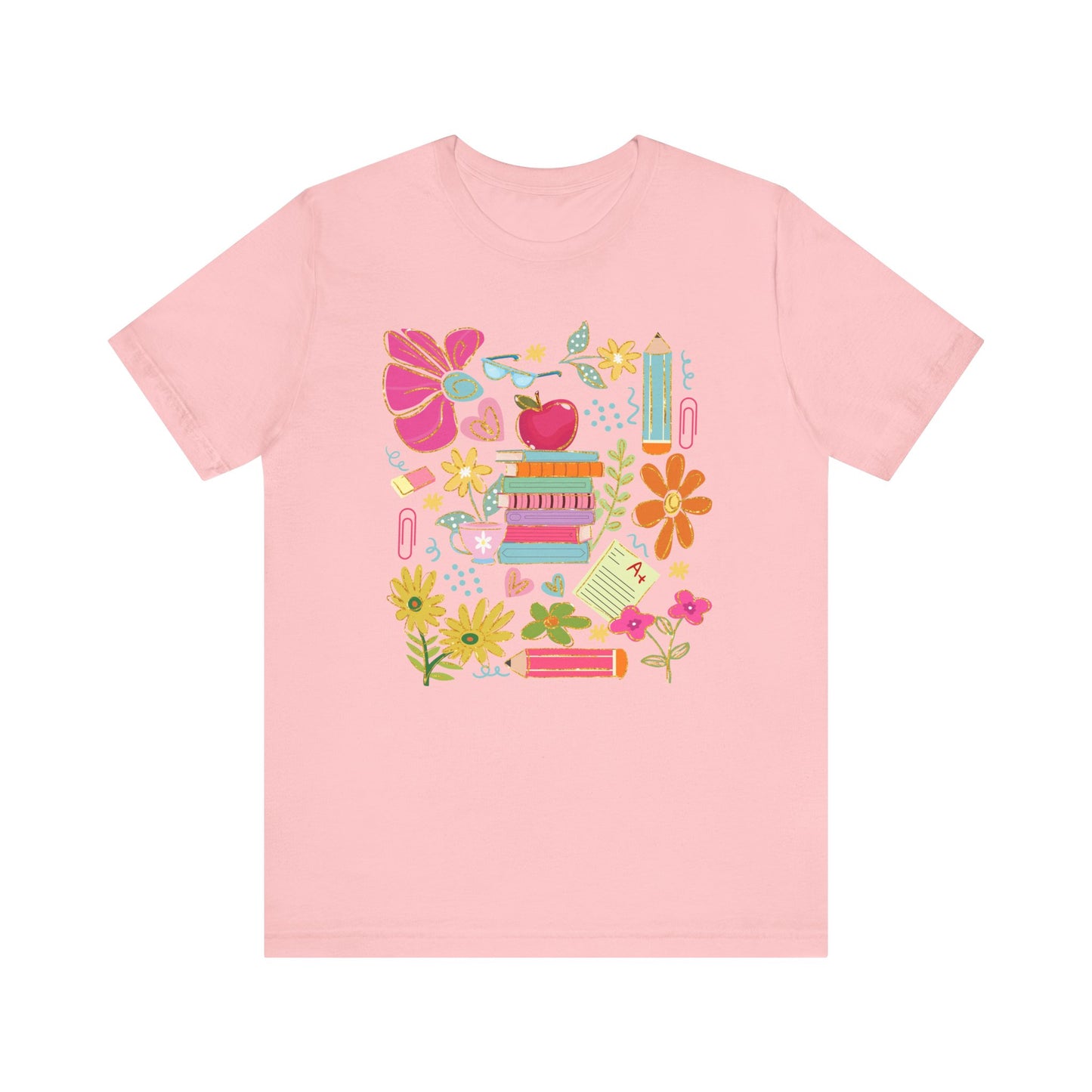 Floral, Fun Teacher Tee