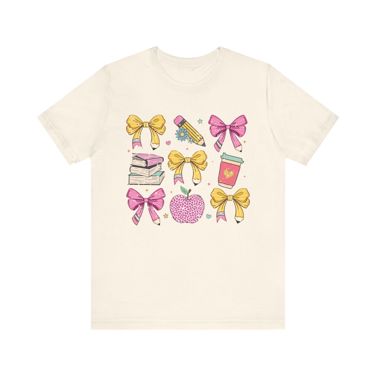 Coquette Bow Teacher Tee
