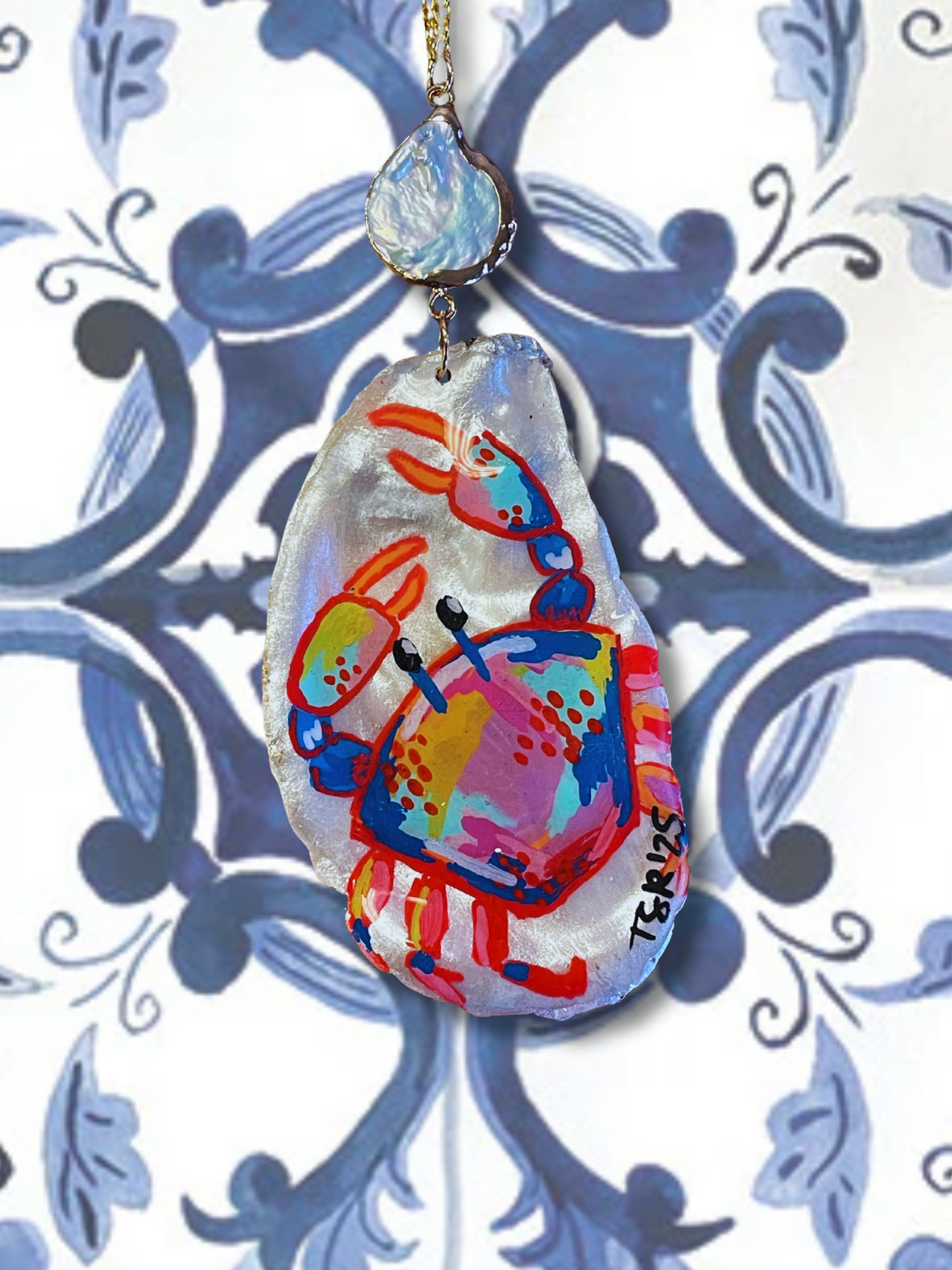 Ocean Life Oyster Shell Necklaces