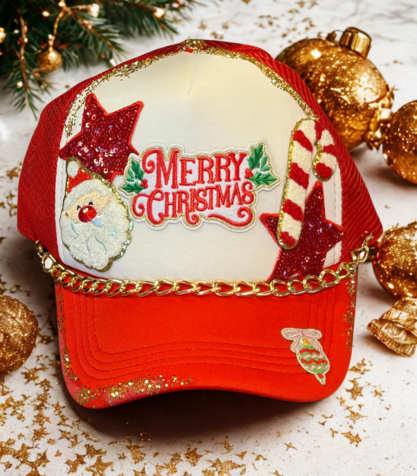 Merry Christmas Trucker Hat