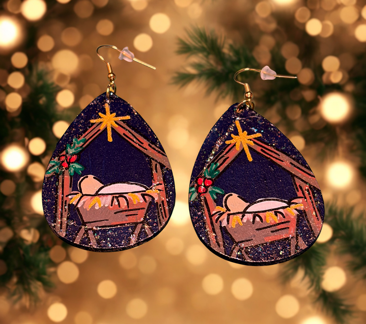 Silent Night Earrings
