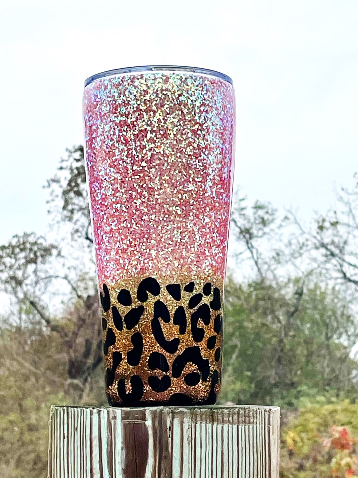 Bubblegum Leopard 30oz Tumbler RTS