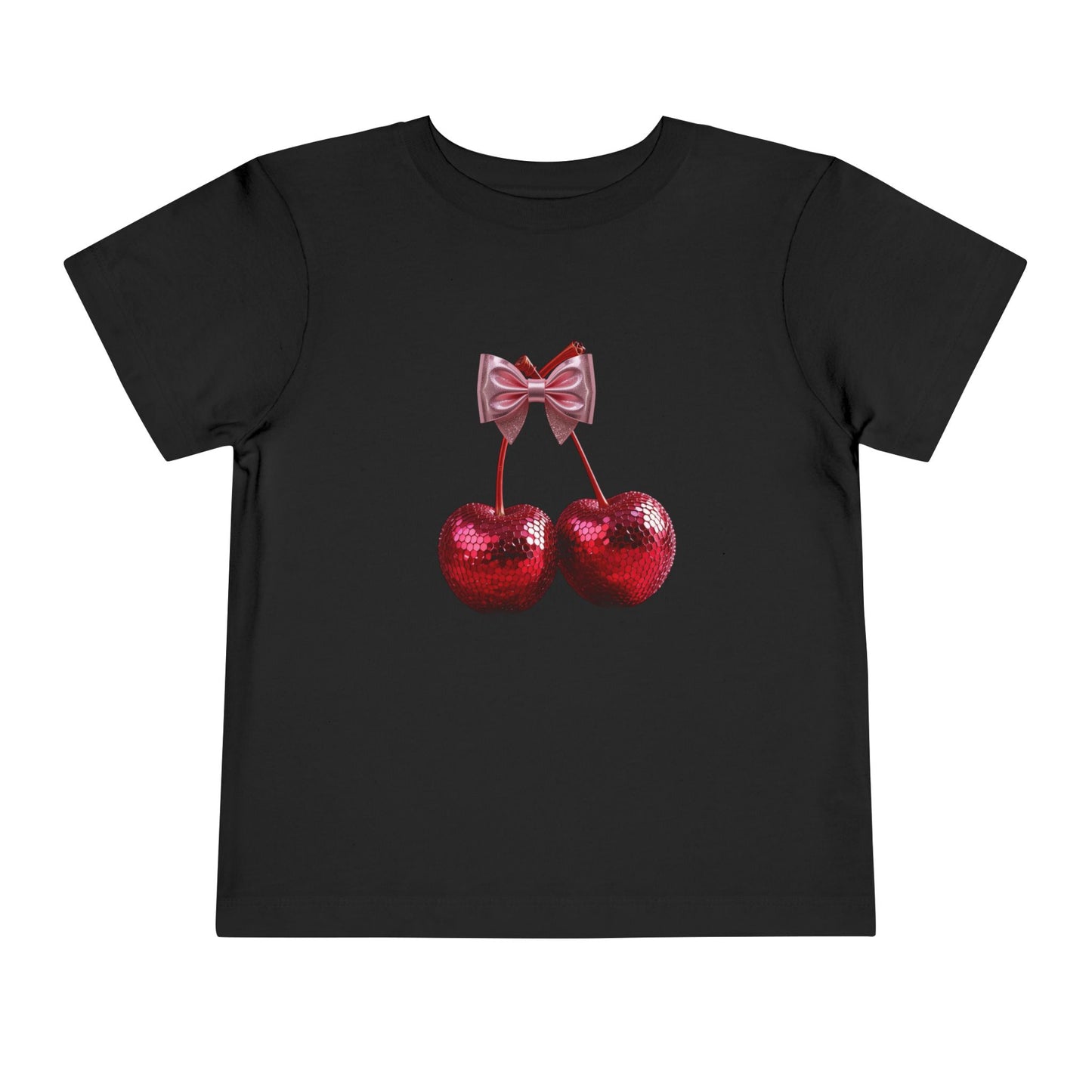 Glittery Cherry Toddler Tee