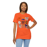 Houston Astros Baseball Tee with Coquette Bow Design