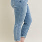 Judy Blue Mid-Rise Bleach Wash Boyfriend