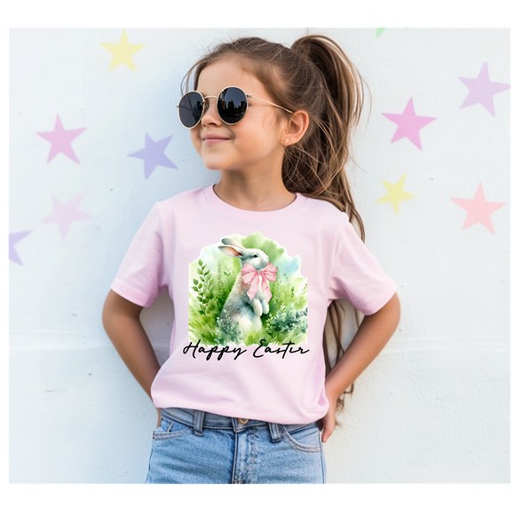 Youth Easter Bunny Whimsical Tee