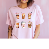 Coffee & Coquette Bows Unisex Short Sleeve Tee