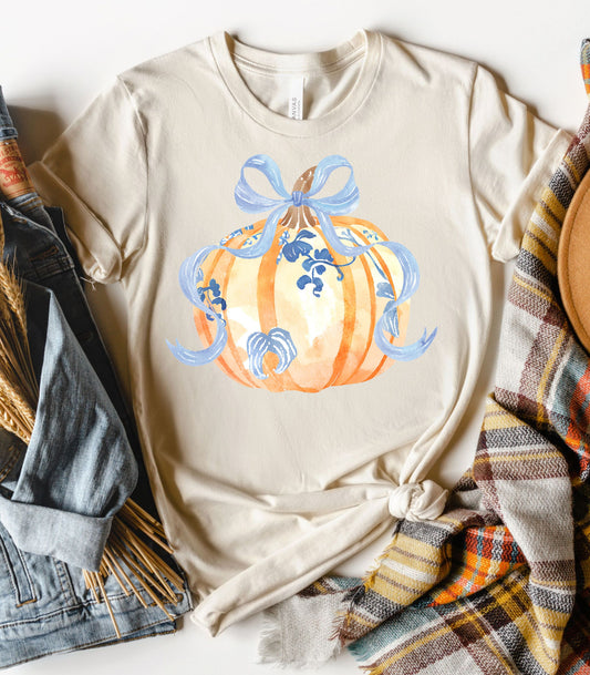 Chinoiserie Fall Pumpkin Tee