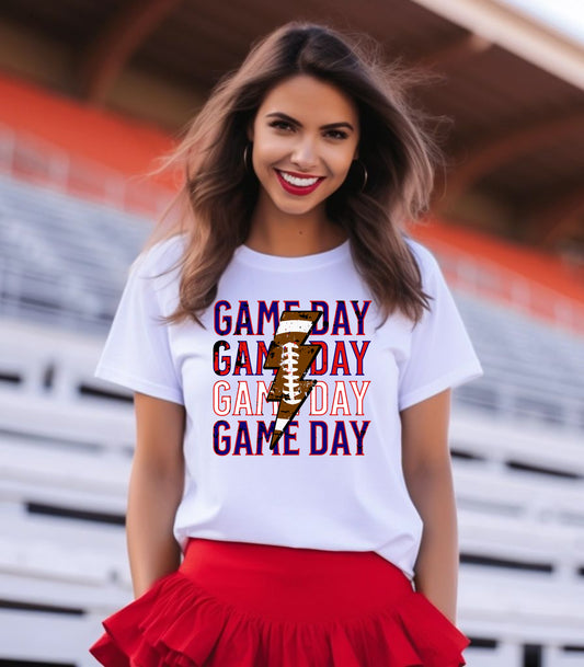 Red & Blue Gameday Tee