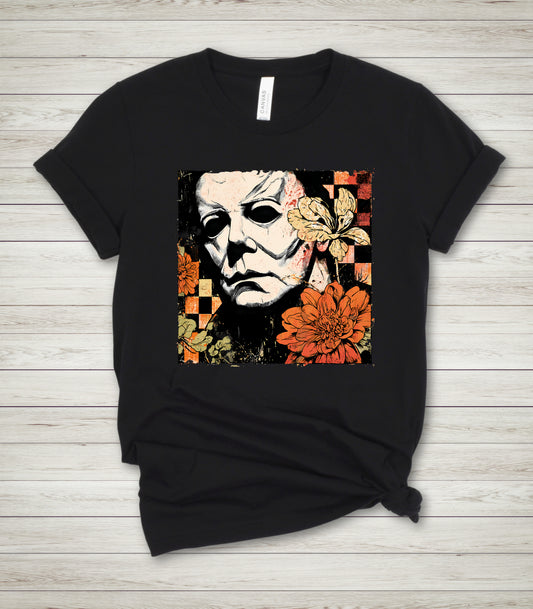 Michael Myers Fall Florals Tee