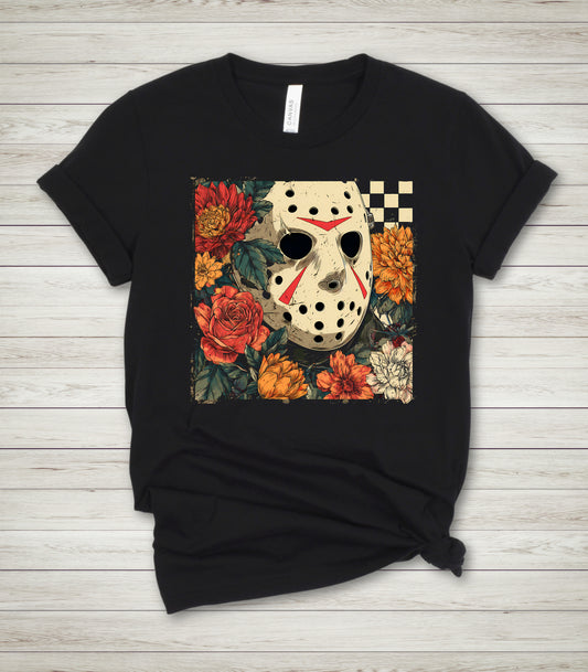 Floral Jason Mask Tee