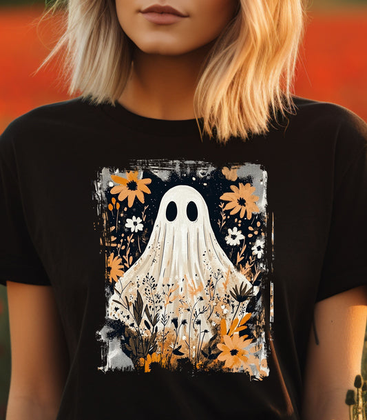 Ghost Floral Unisex Tee