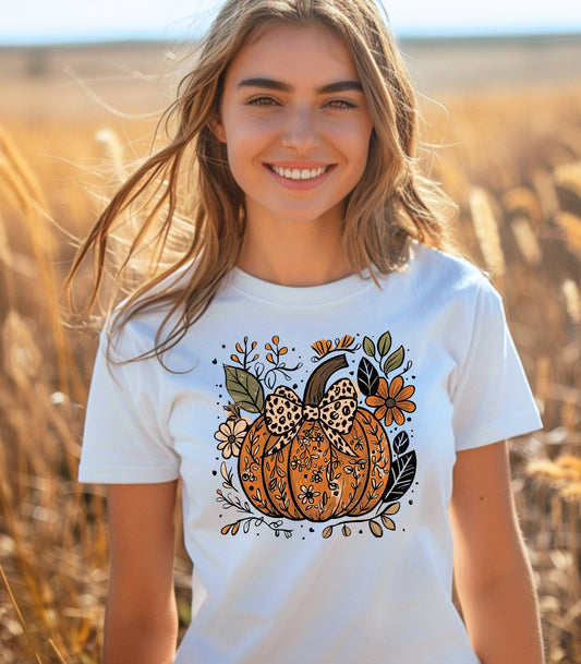 Autumn Pumpkin Graphic Tee