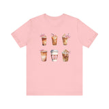 Coffee & Coquette Bows Unisex Short Sleeve Tee