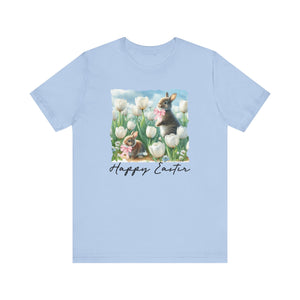 Easter Bunny Tee with Coquette Bows