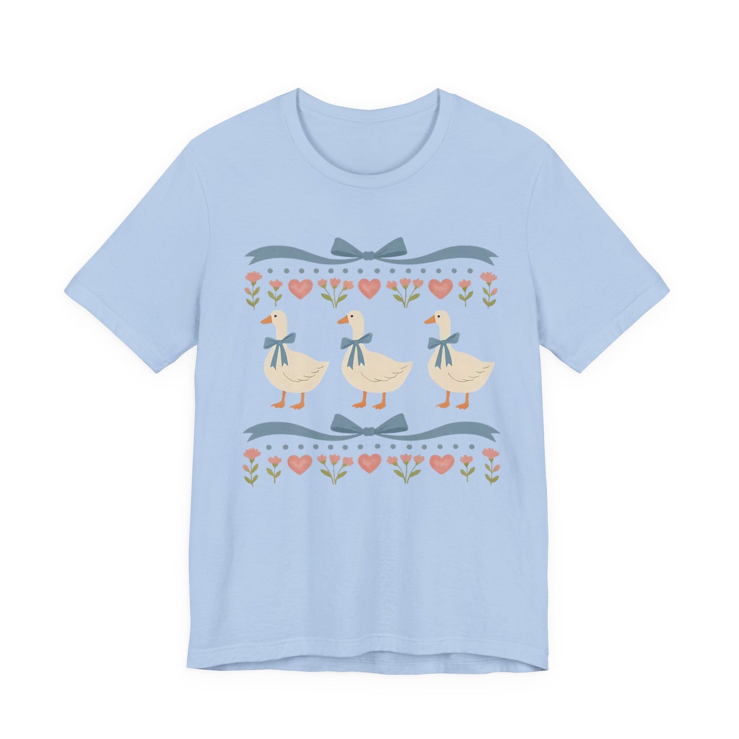 Vintage Geese & Bows Tee — Thrifting Lover Shirt