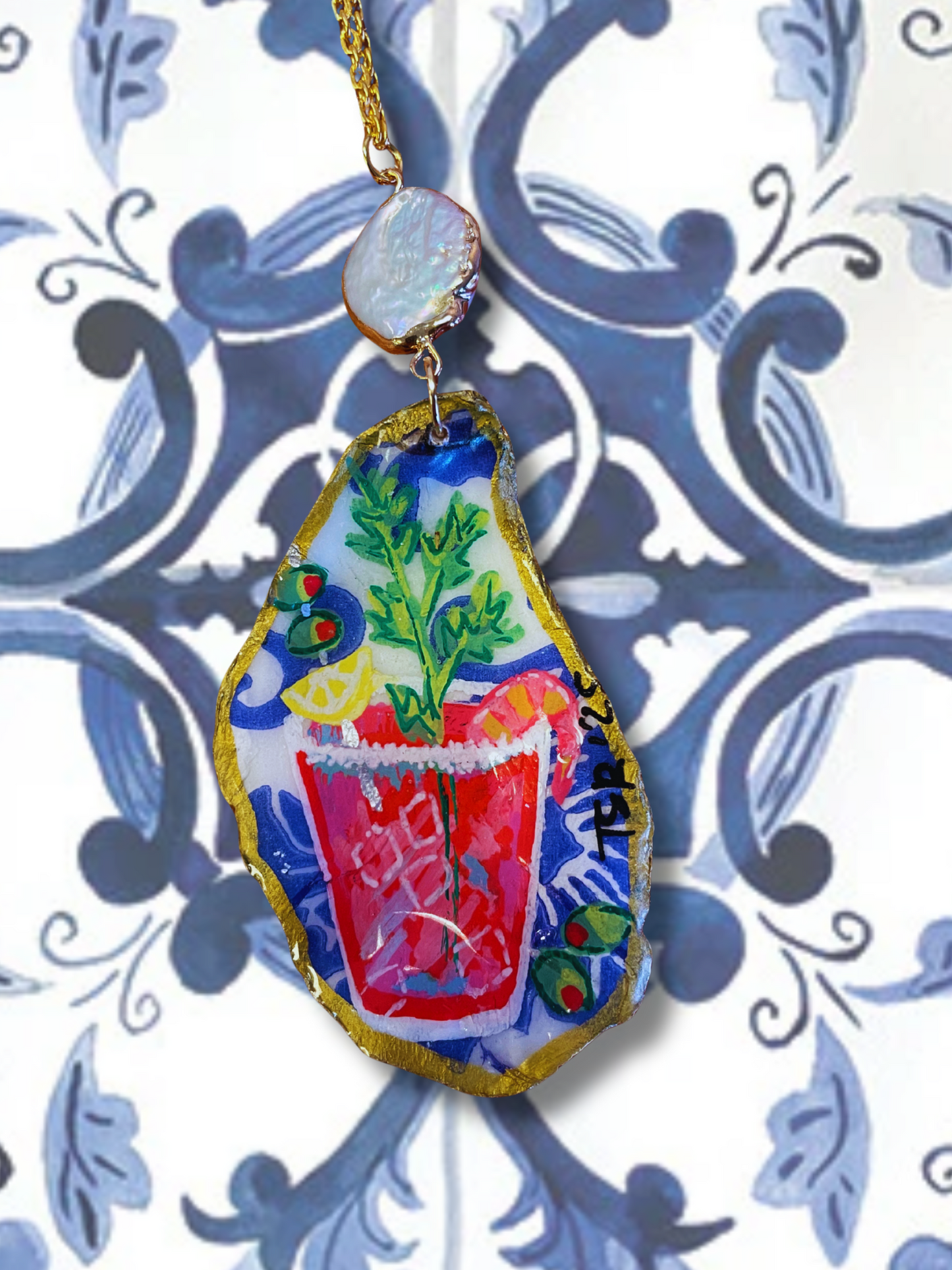 Italian Summer Oyster Shell Necklace
