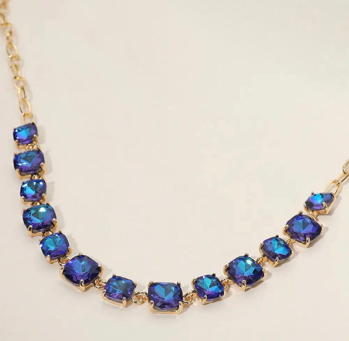 Coastal Confetti Crystal Necklace
