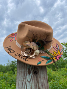 Tan Peacock Senorita Fedora