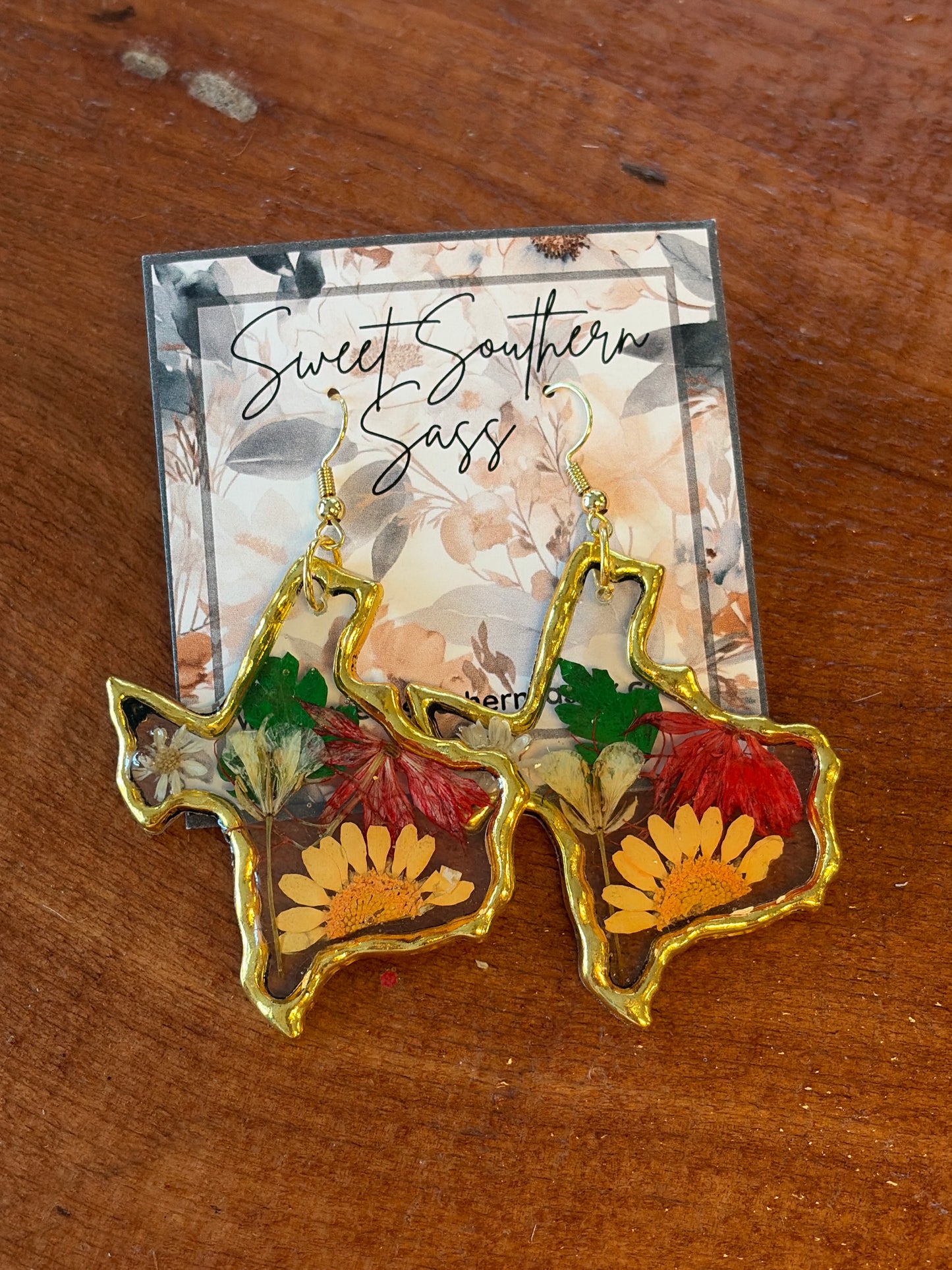 Lone Star Blooms Earrings