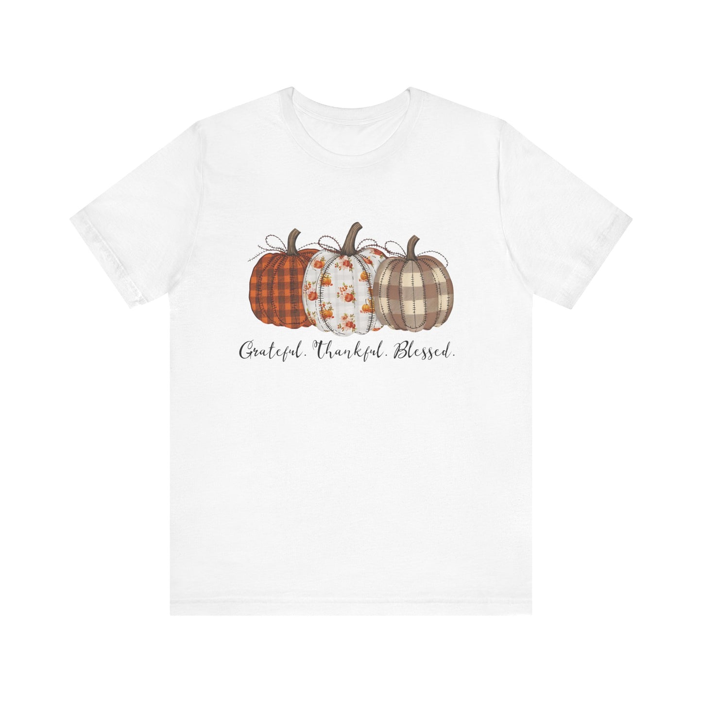 Grateful, Thankful, Blessed Pumpkin Tee