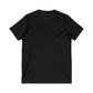 Ghostly Floral V-Neck Tee, Perfect for Halloween, Unisex Graphic T-Shirt, Casual Wear, Fall Fashion, Unique Gift Idea