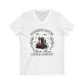 Sanderson Sisters V-Neck Tee, Halloween Shirt, Spooky Season Apparel, Witchy T-Shirt, Vintage Candle Company Tee, Gifts for Fans