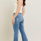 Judy Blue MR Vintage Wash Bootcut W/ Destroy Hem