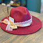 Howdy Burgundy Fedora