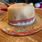 Tan & Coral Senorita Fedora